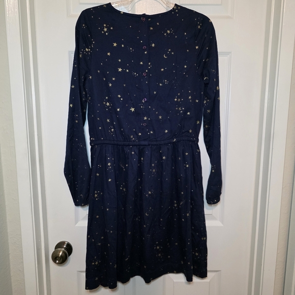 Johnnie B Boden Girls Dress Blue Stars Long Sleeve Size 15-16Y - Picture 6 of 12